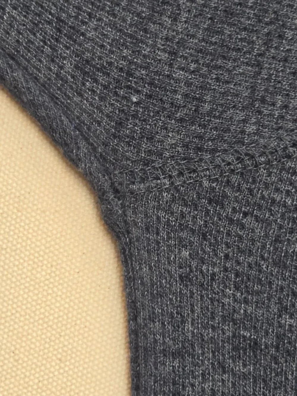 True Religion Waffle Knit Henley L